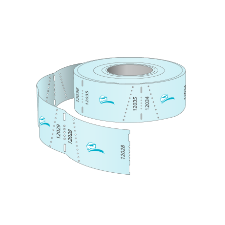 Rolleneintrittskarten (1000 Abrisse) Individualdruck