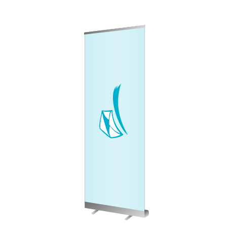 Roll-Up Budget | B 60 cm x H 200 cm | einseitig bedruckt